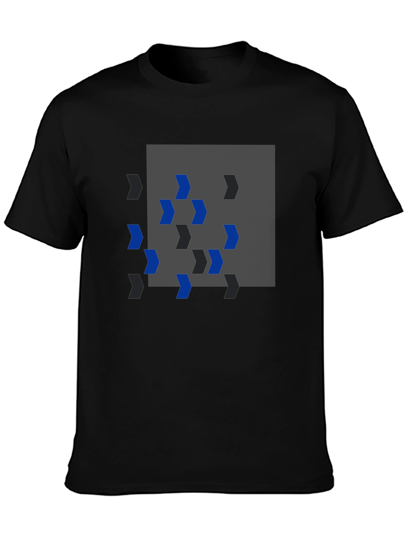Geometric Arrow Graphic T-Shirt - Modern Design