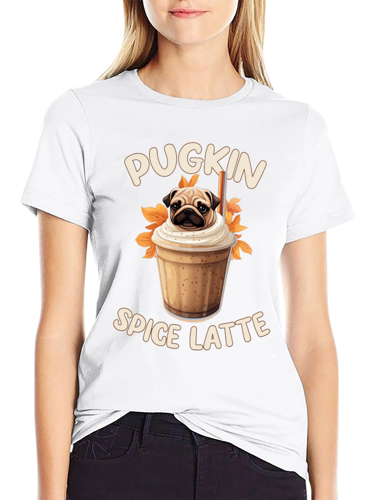 Pugkin Spice Latte T-Shirt
