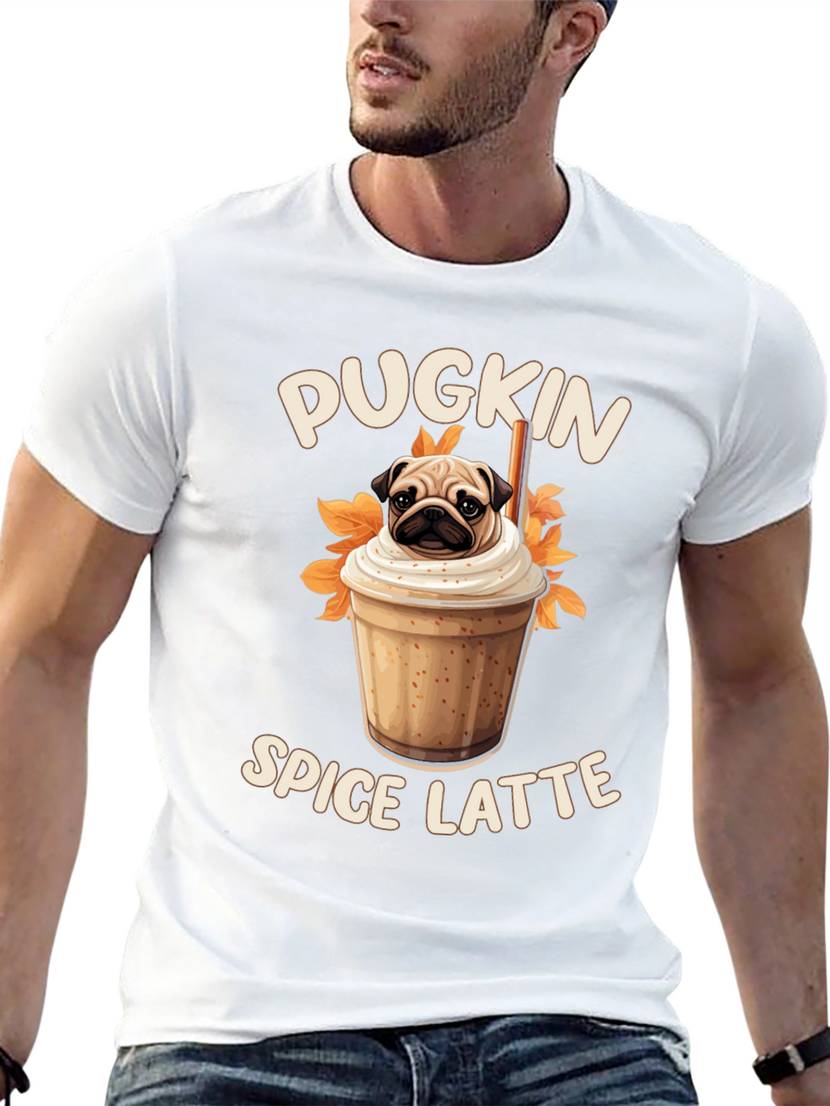 Pugkin Spice Latte T-Shirt