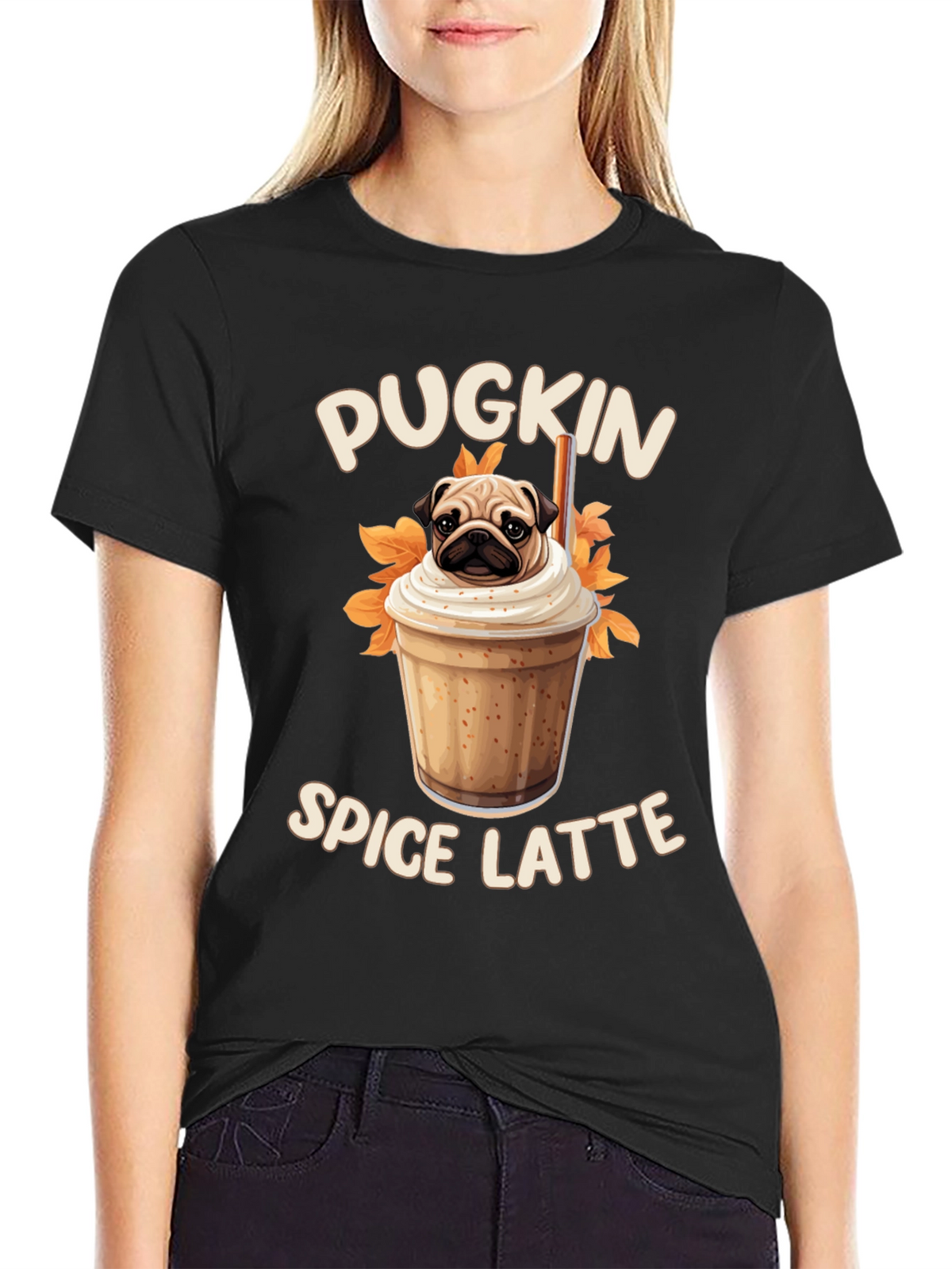 Pugkin Spice Latte T-Shirt