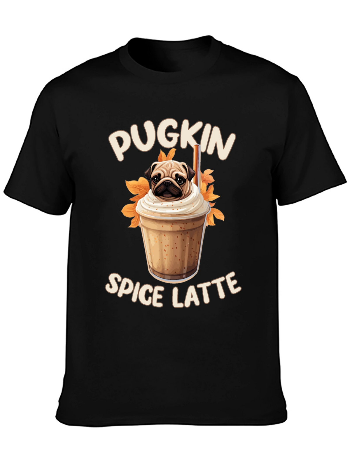 Pugkin Spice Latte T-Shirt