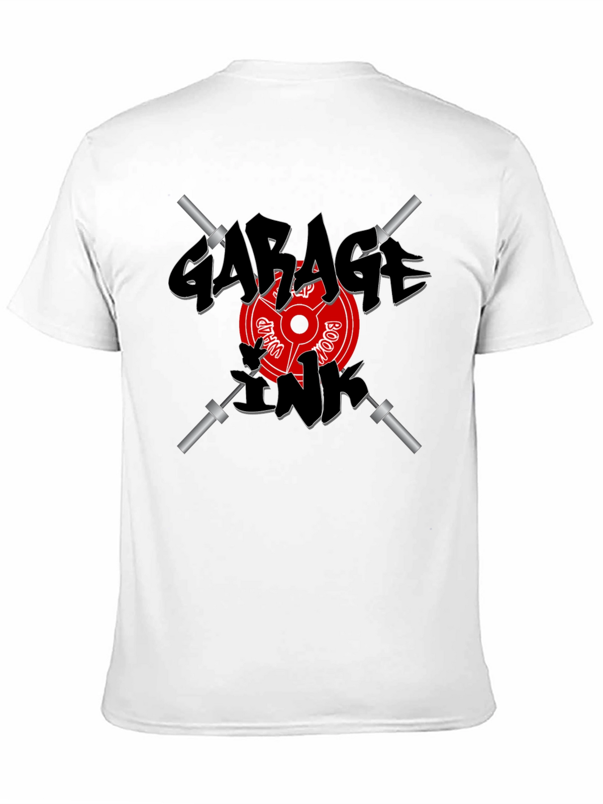 Garage Ink Workout T-Shirt - Black Weightlifting Tee