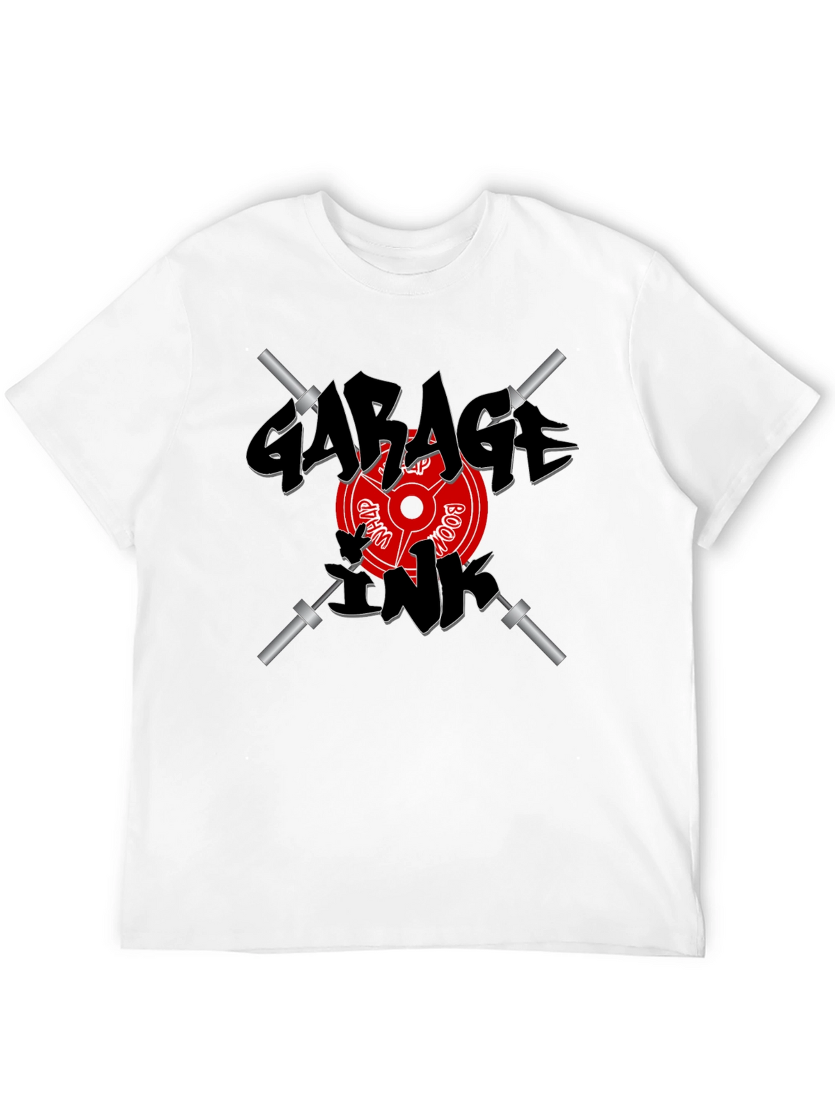 Garage Ink Workout T-Shirt - Black Weightlifting Tee