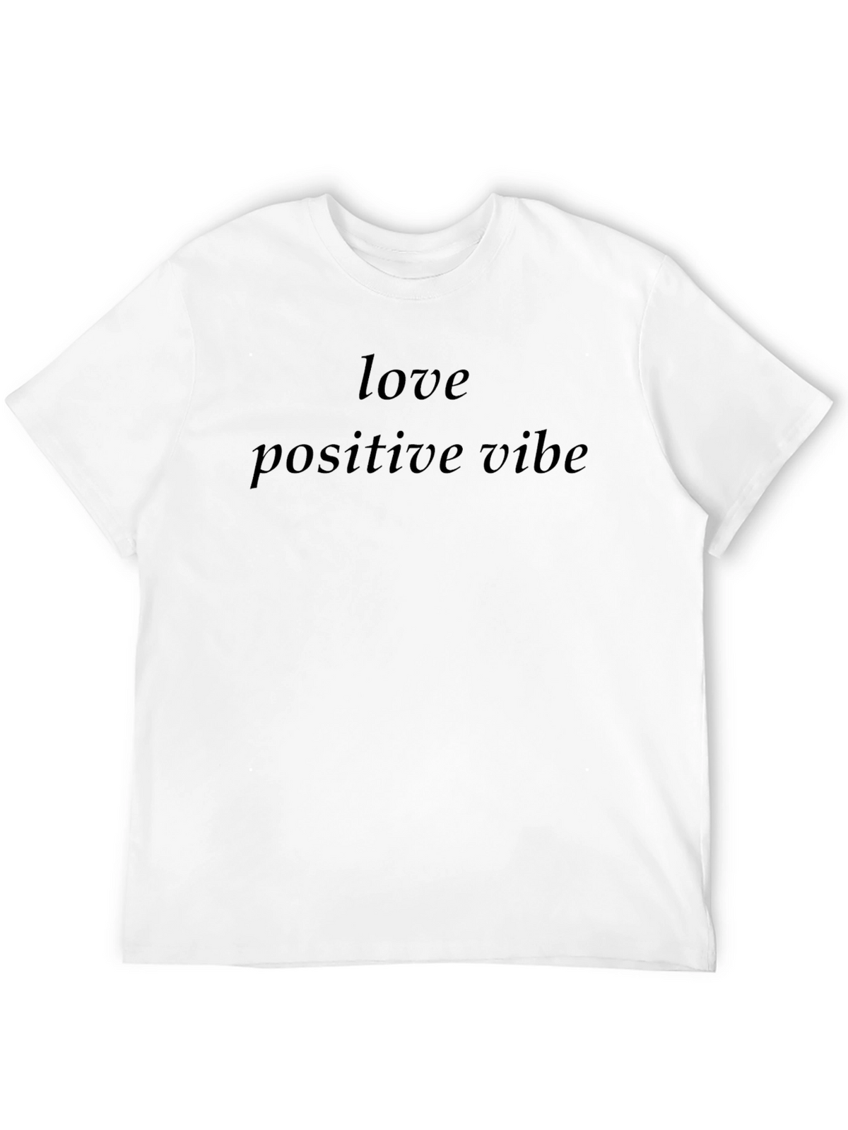 Love & Positive Vibes Black T-Shirt
