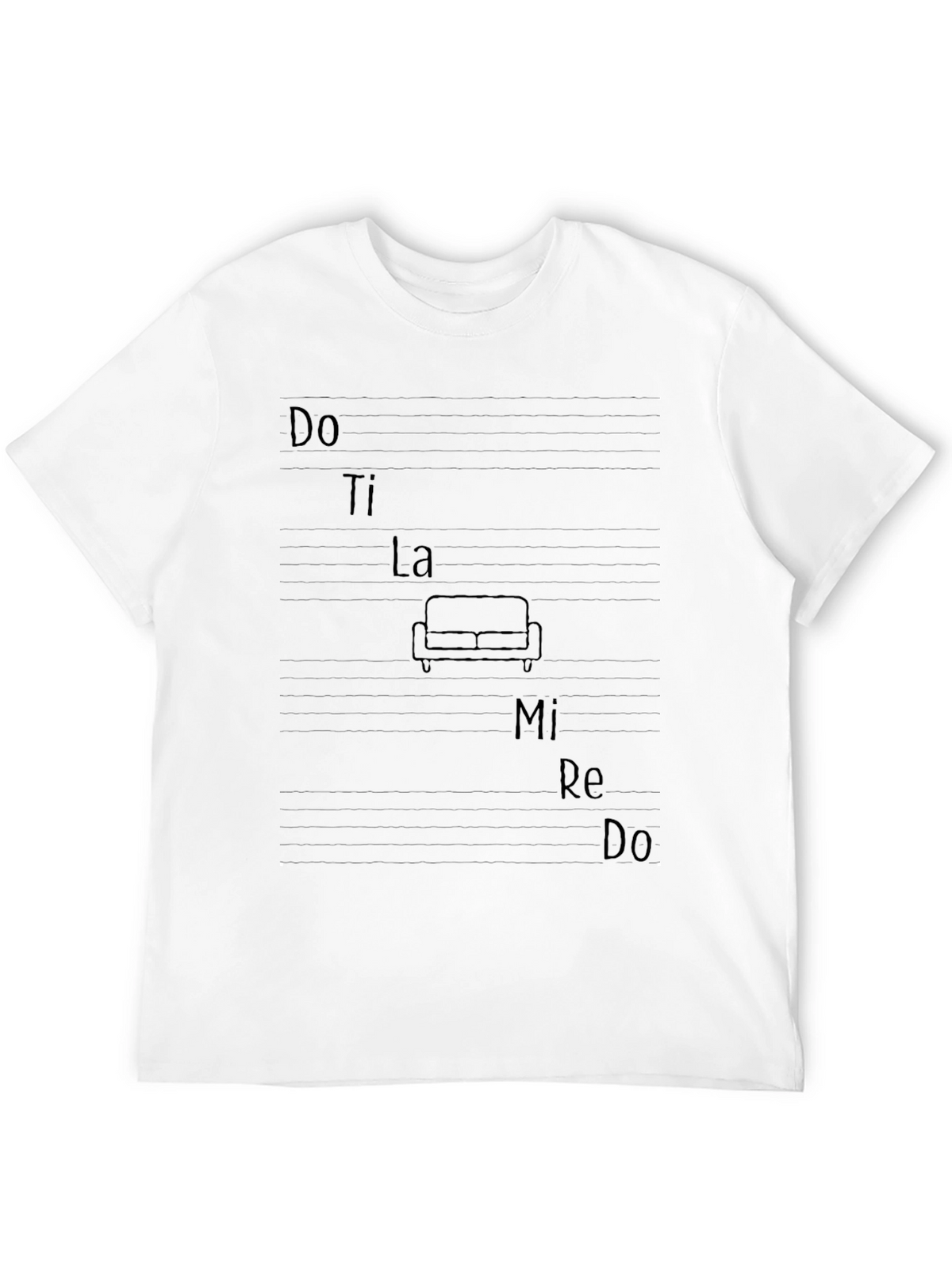 Musical Sofa Scale T-Shirt