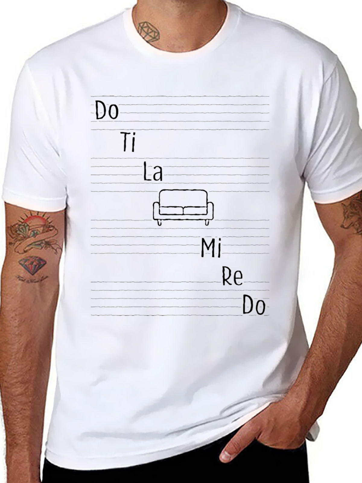 Musical Sofa Scale T-Shirt