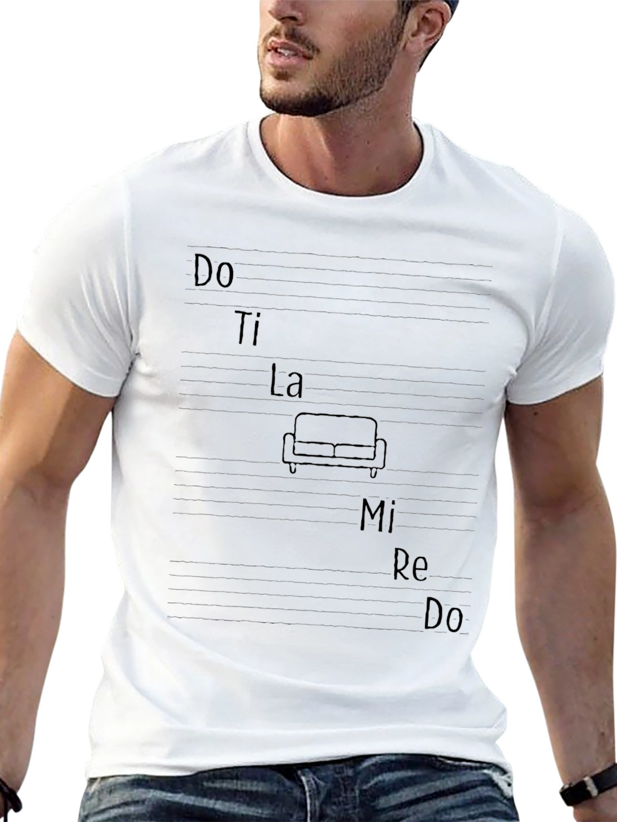 Musical Sofa Scale T-Shirt