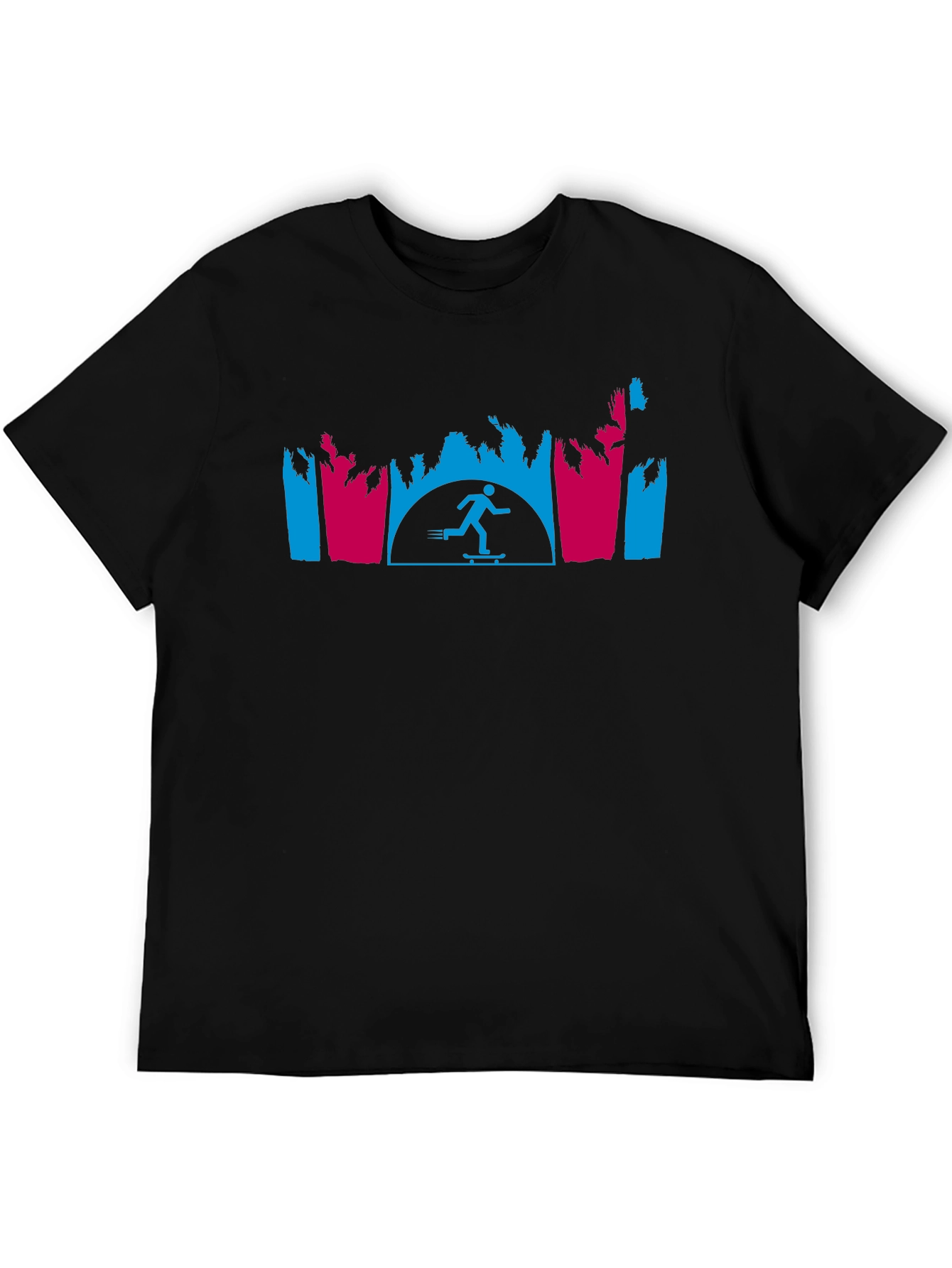Skate Sunset Graphic Tee - Retro Style
