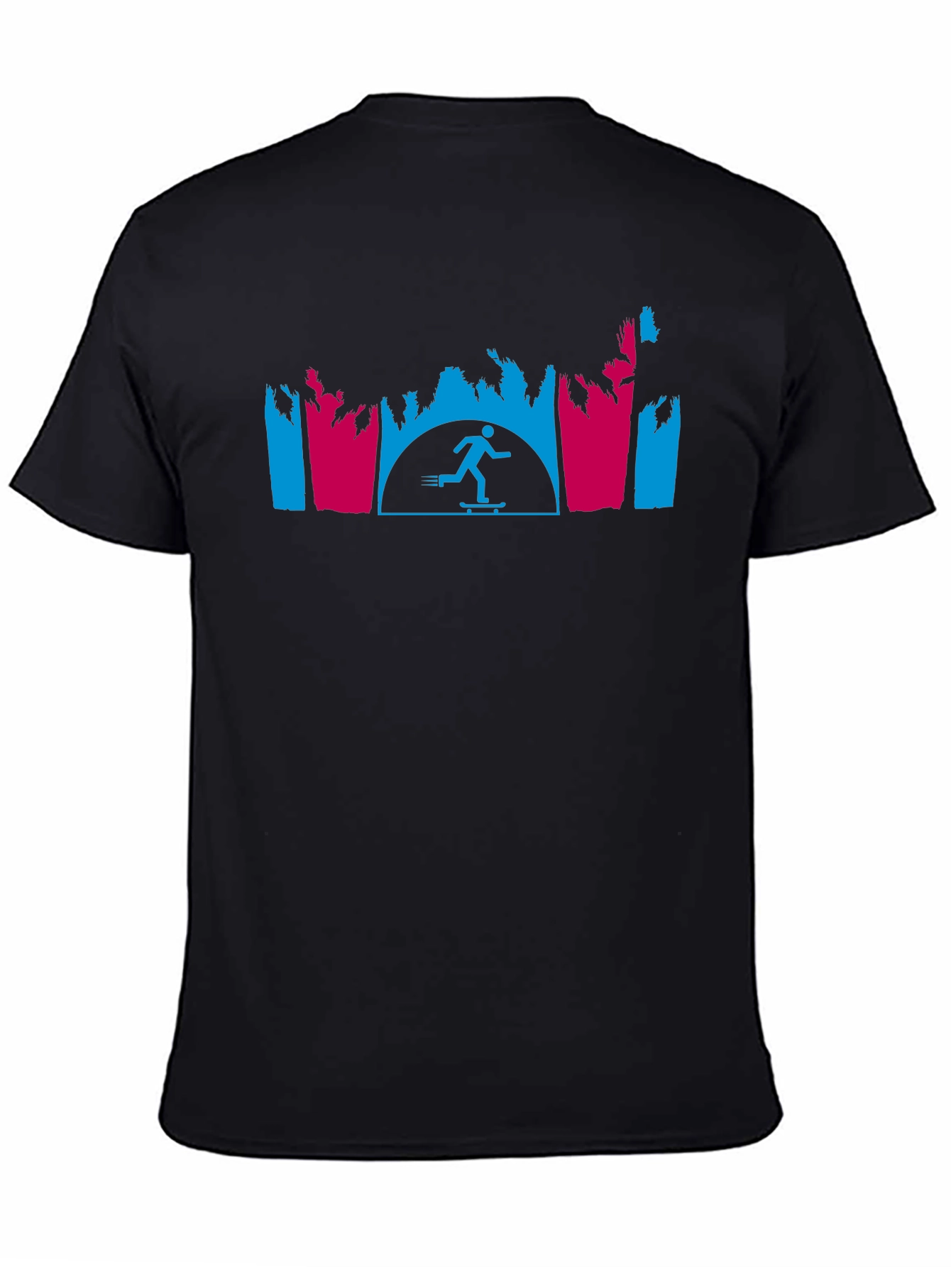 Skate Sunset Graphic Tee - Retro Style