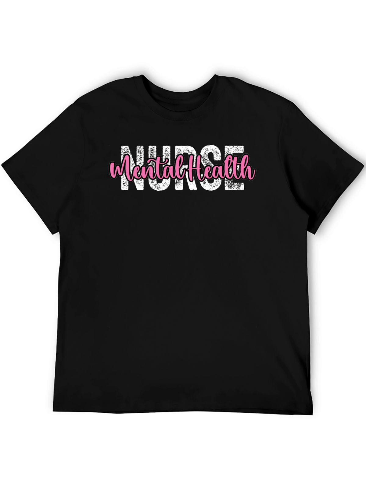 Mental Health Nurse T-Shirt - Unisex Black Tee