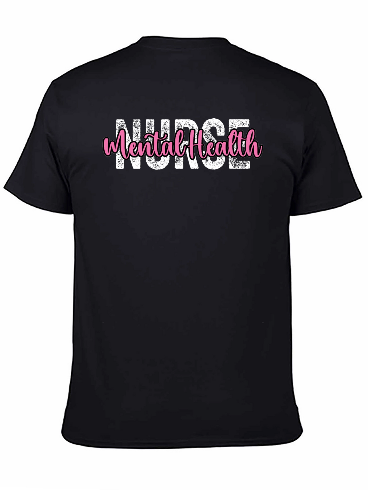 Mental Health Nurse T-Shirt - Unisex Black Tee