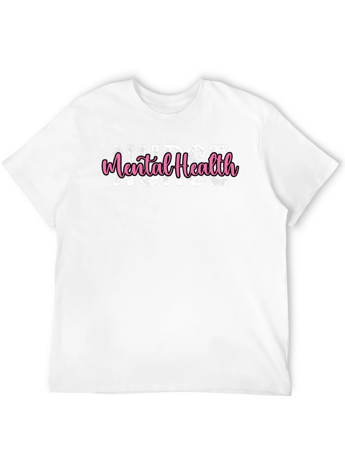 Mental Health Nurse T-Shirt - Unisex Black Tee