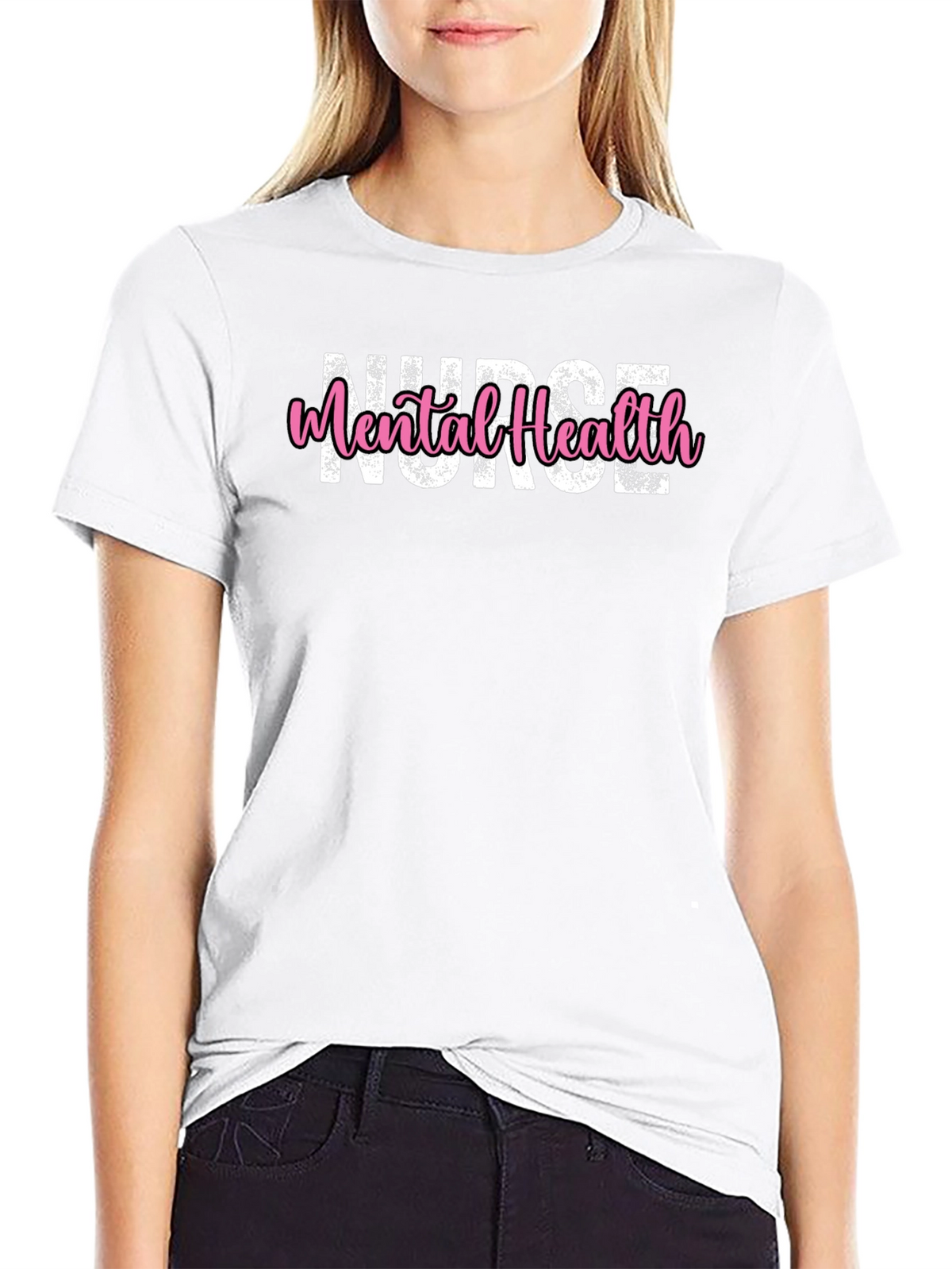 Mental Health Nurse T-Shirt - Unisex Black Tee