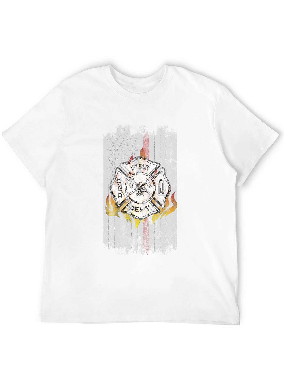 Fire Dept. Graphic T-Shirt