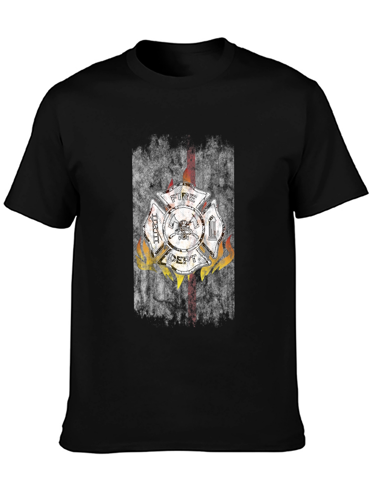Fire Dept. Graphic T-Shirt