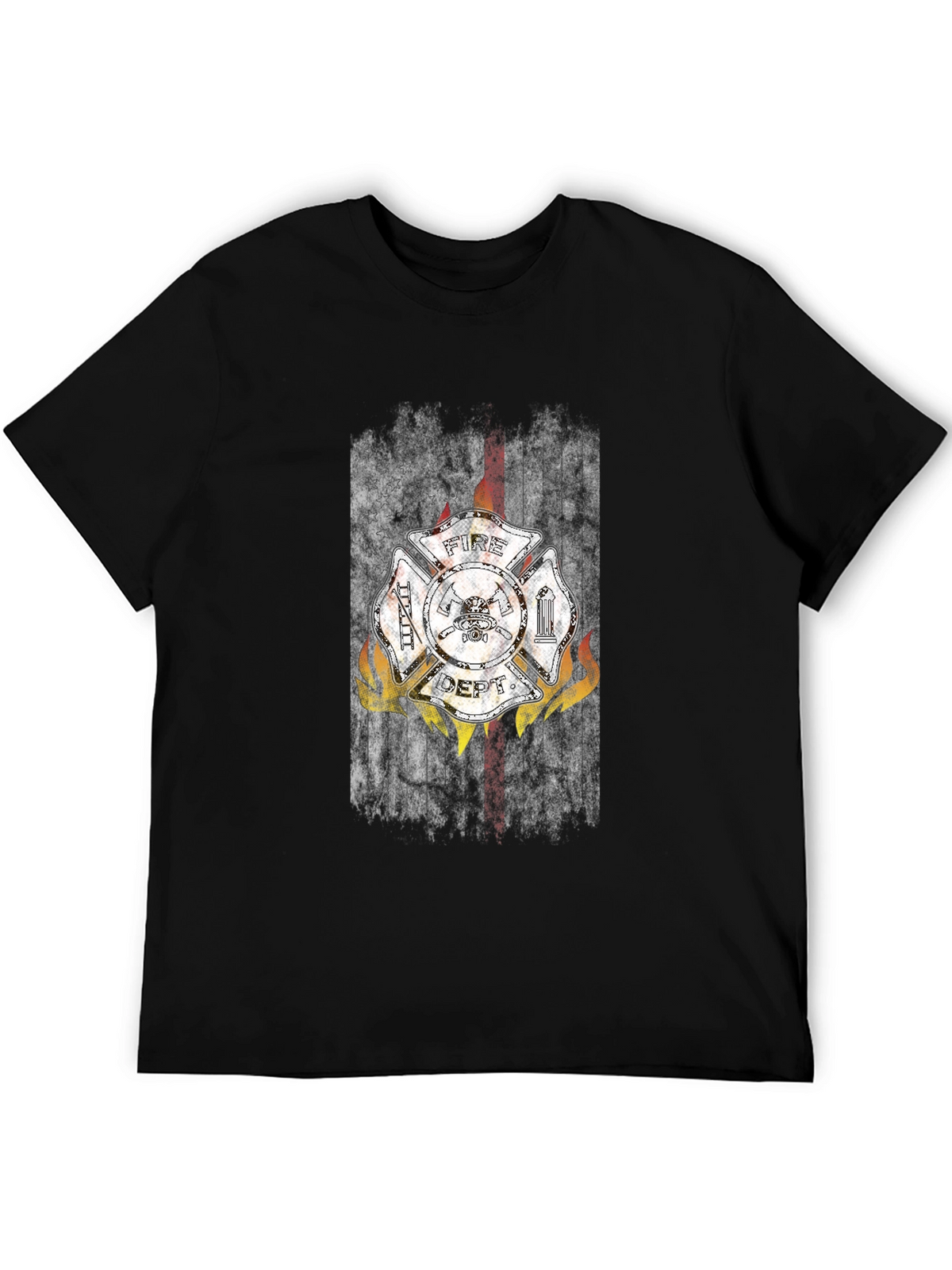 Fire Dept. Graphic T-Shirt