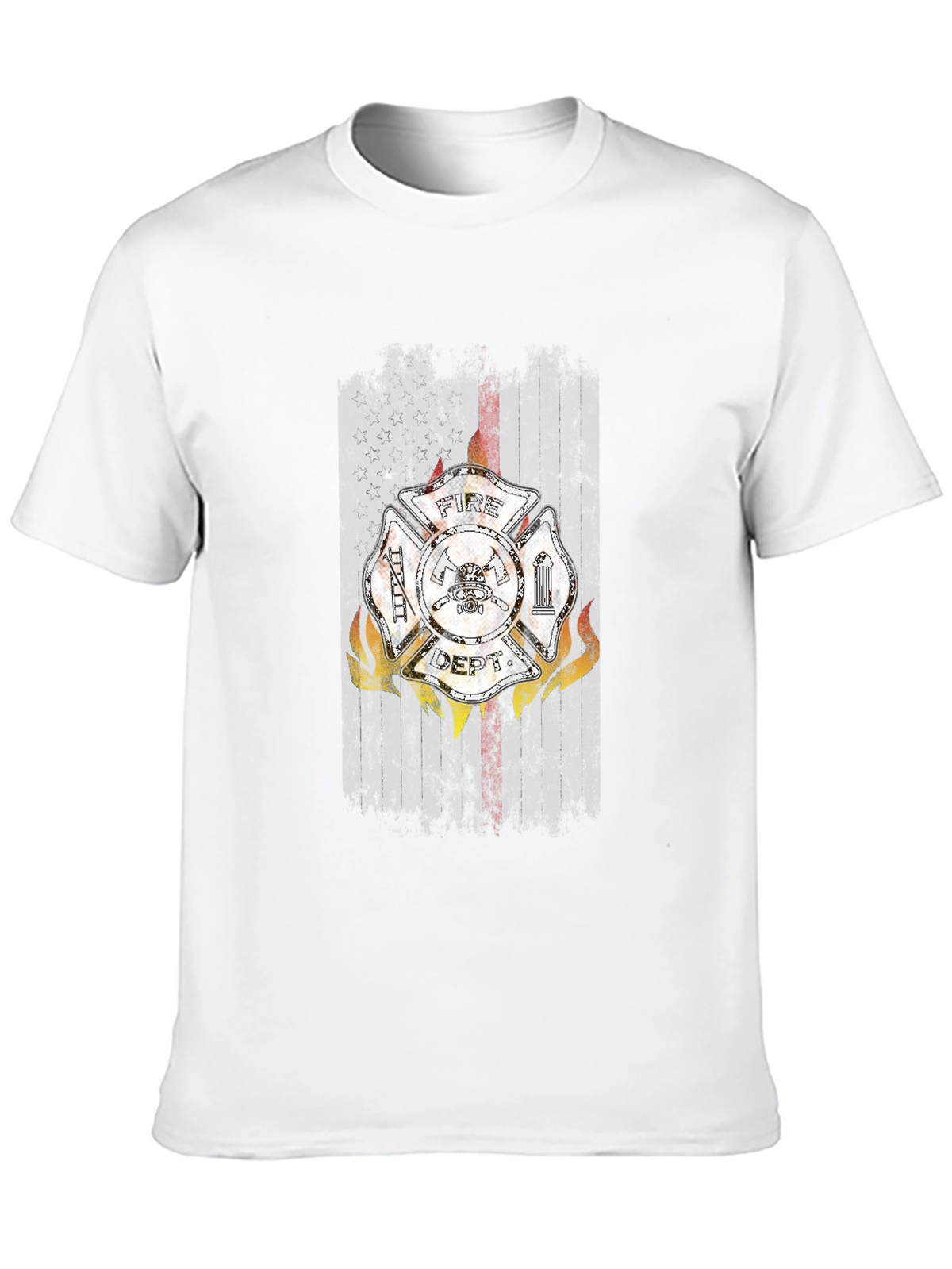 Fire Dept. Graphic T-Shirt