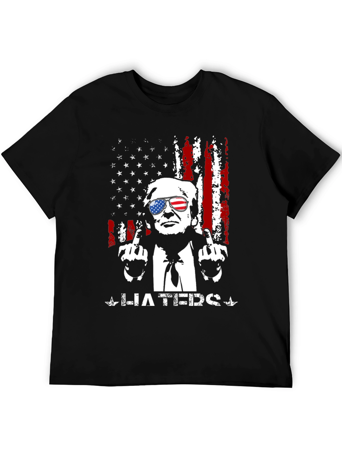 Trump Haters Graphic T-Shirt - Patriotic Design