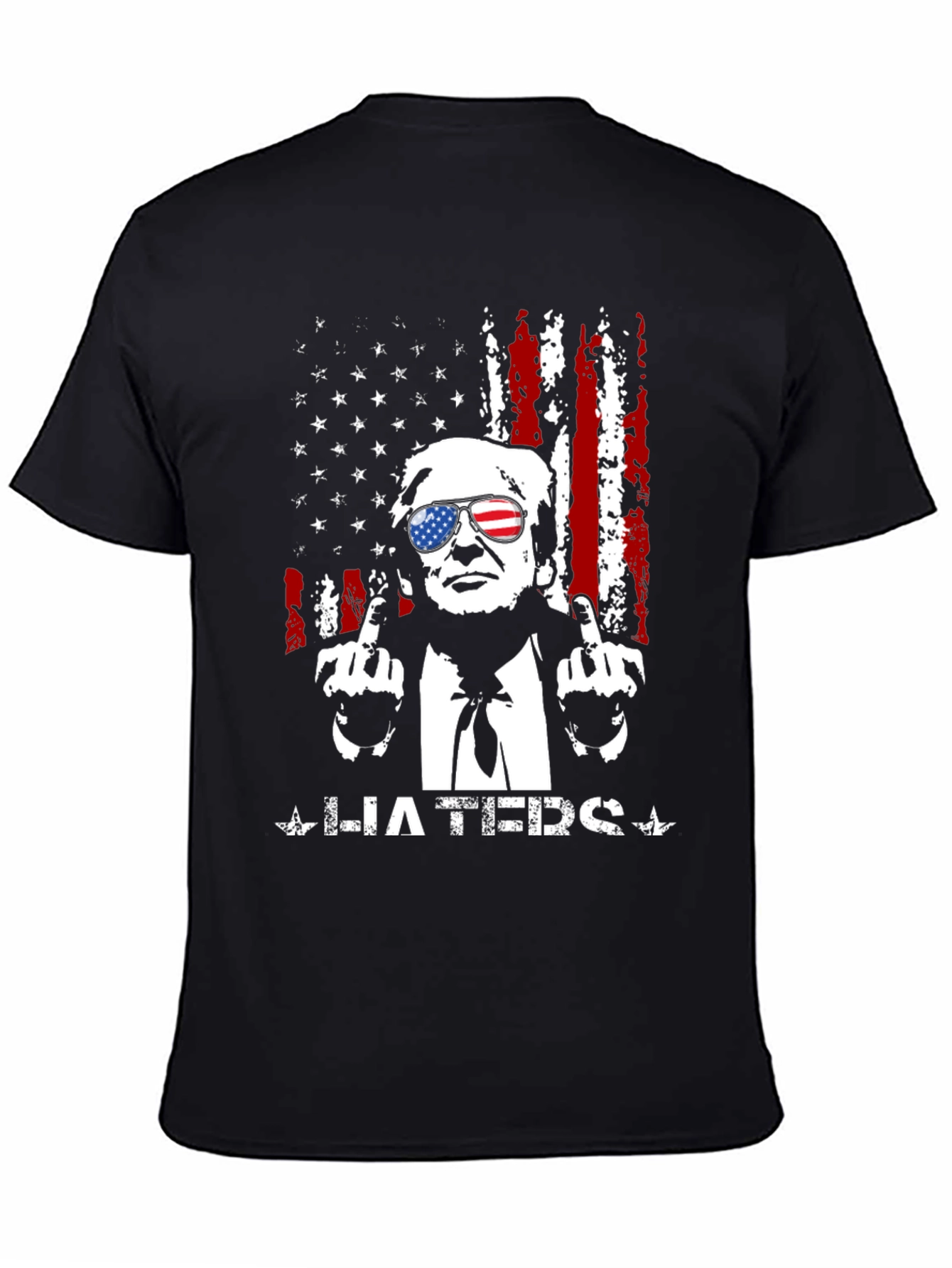 Trump Haters Graphic T-Shirt - Patriotic Design