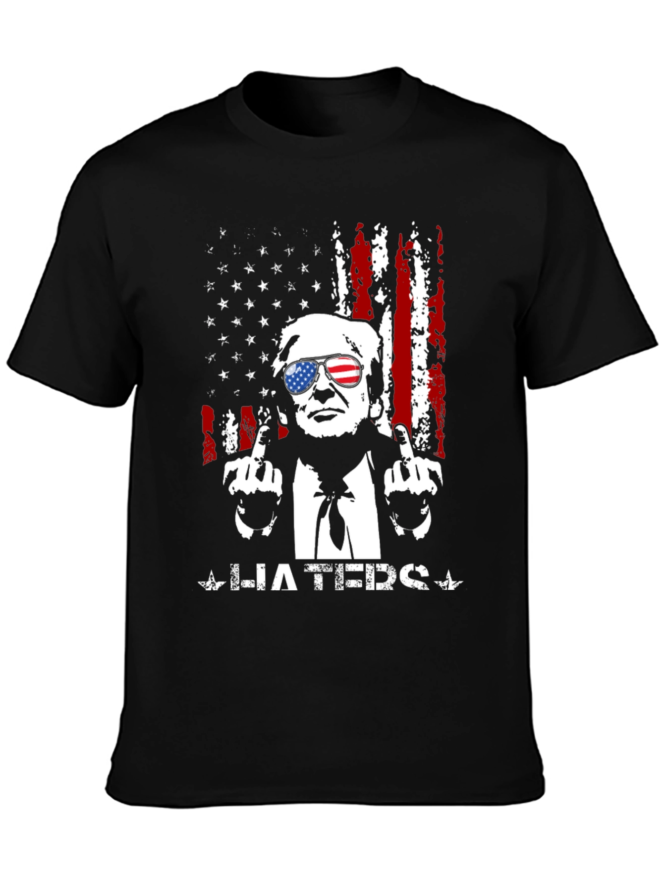 Trump Haters Graphic T-Shirt - Patriotic Design