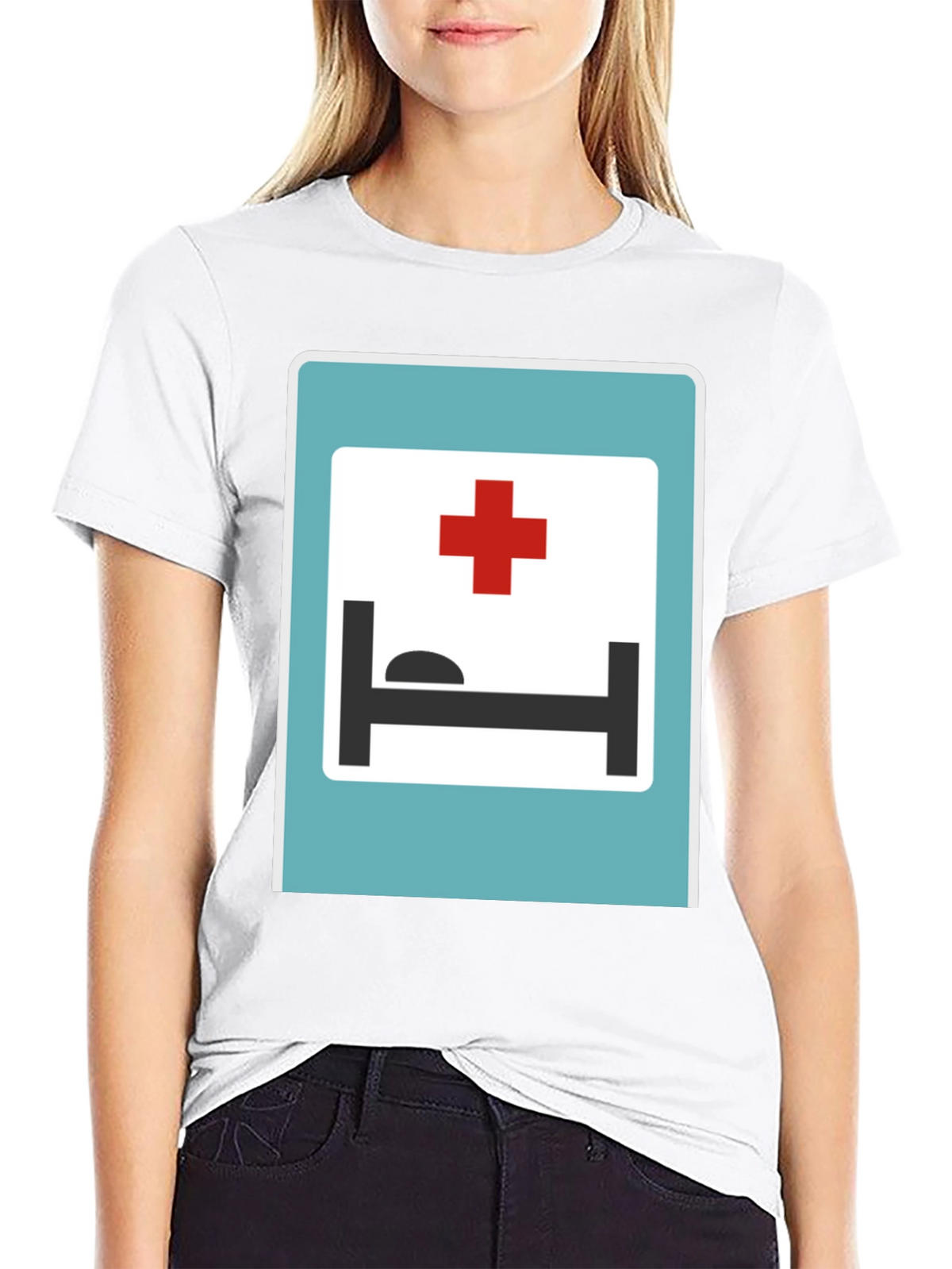Hospital Sign Graphic T-Shirt