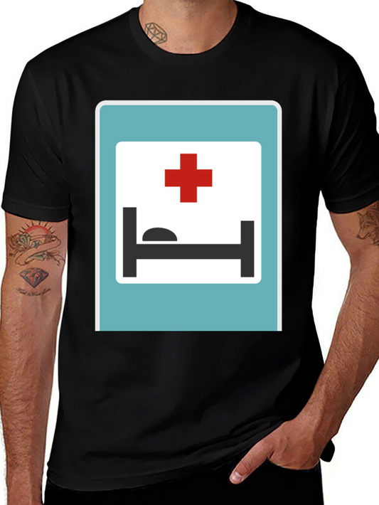 Hospital Sign Graphic T-Shirt