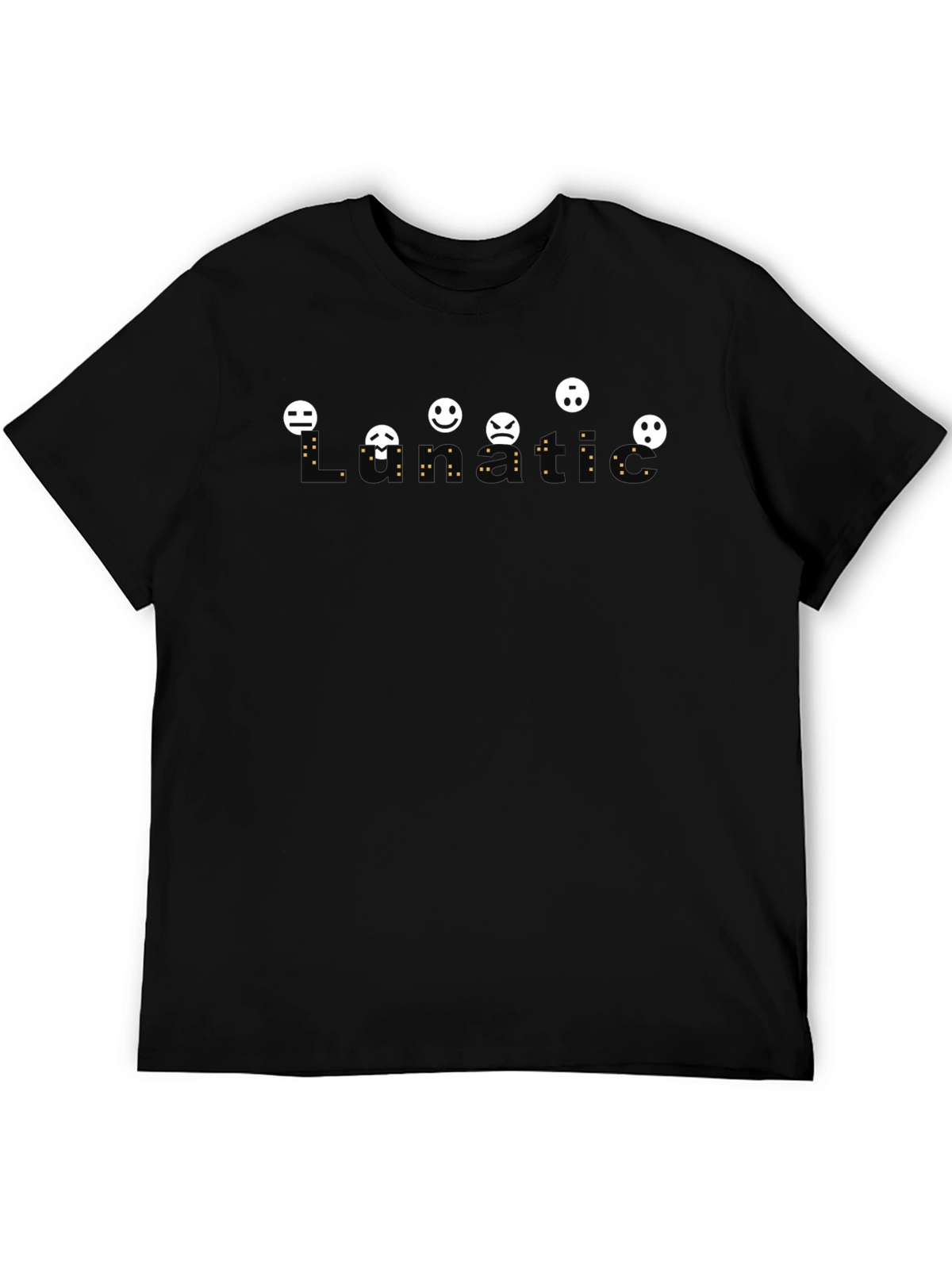Lunatic Emoji T-Shirt - Funny Graphic Tee