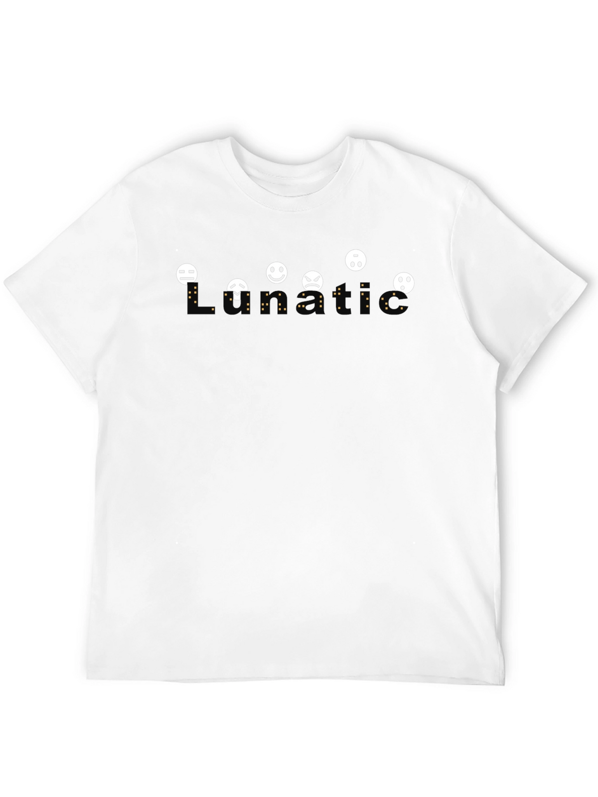 Lunatic Emoji T-Shirt - Funny Graphic Tee