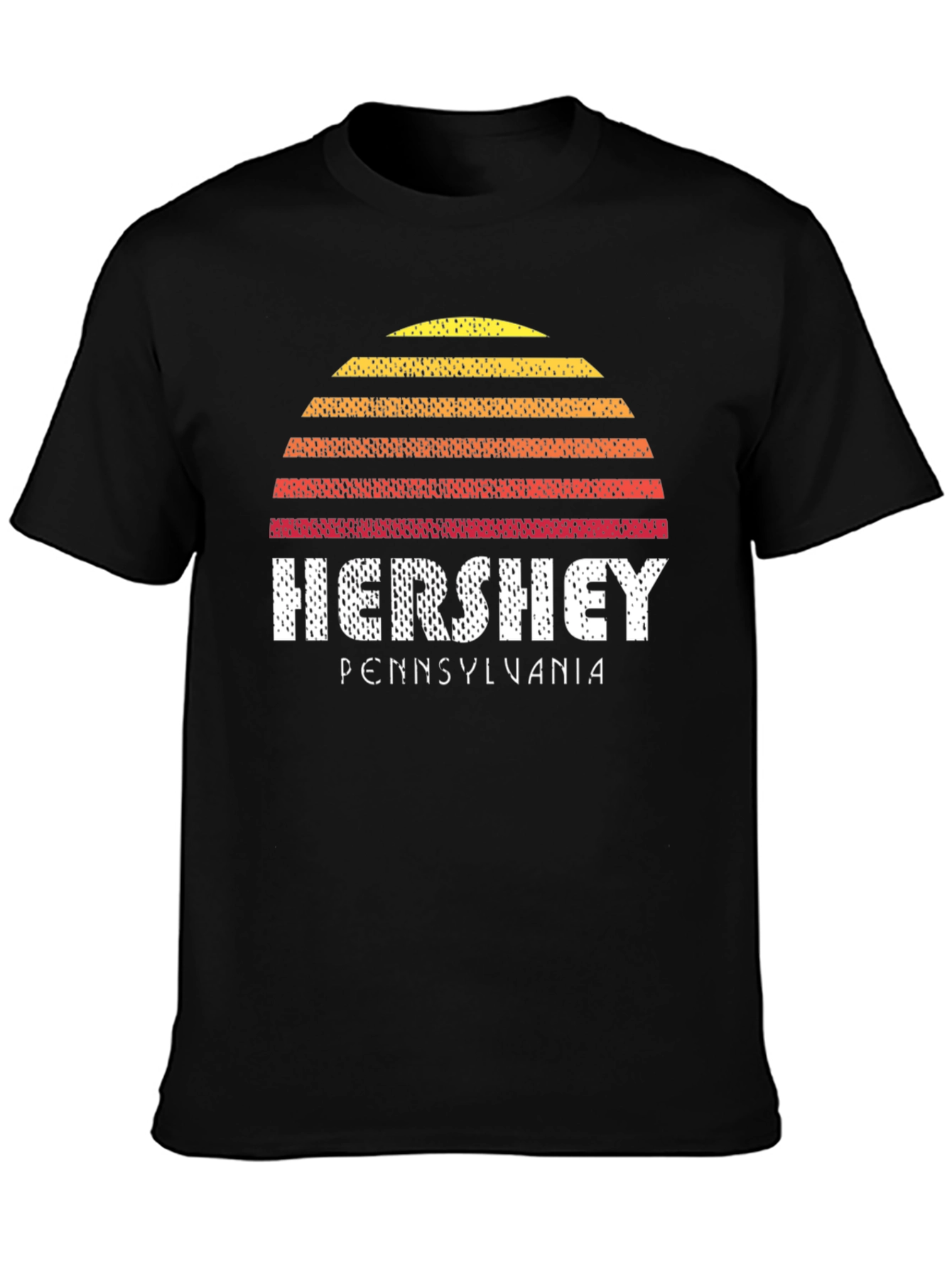 Retro Hershey Pennsylvania Black T-Shirt