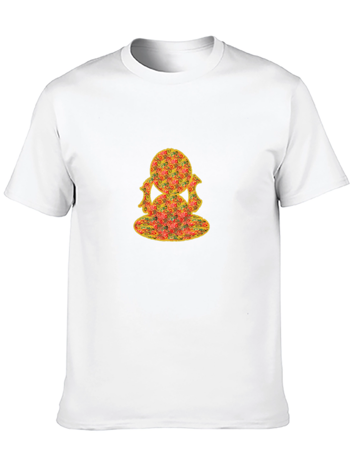 Unique Pattern Black T-Shirt