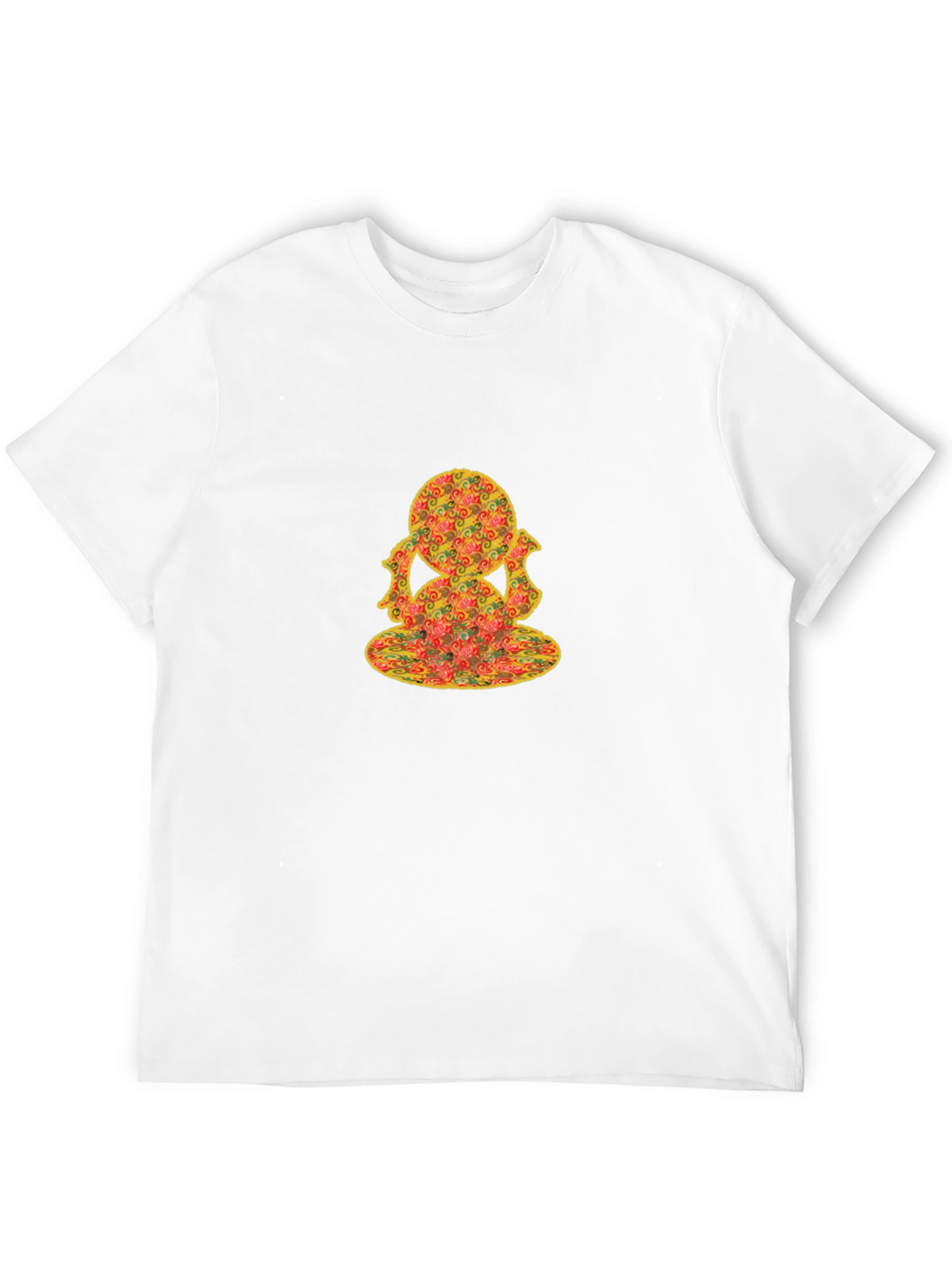 Unique Pattern Black T-Shirt