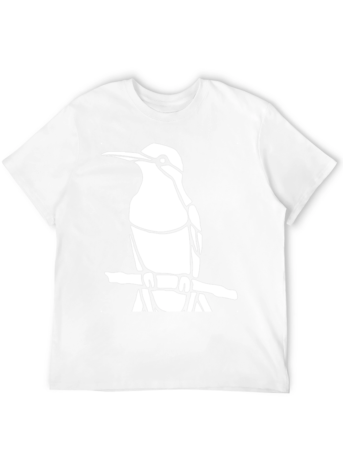 Cool Bird Graphic Tee - Black Cotton Shirt