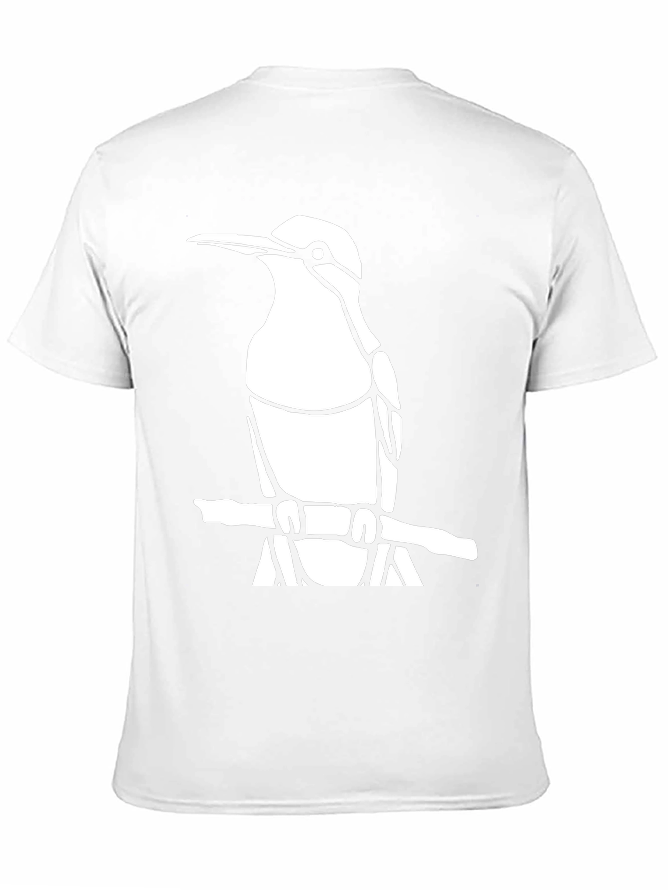 Cool Bird Graphic Tee - Black Cotton Shirt