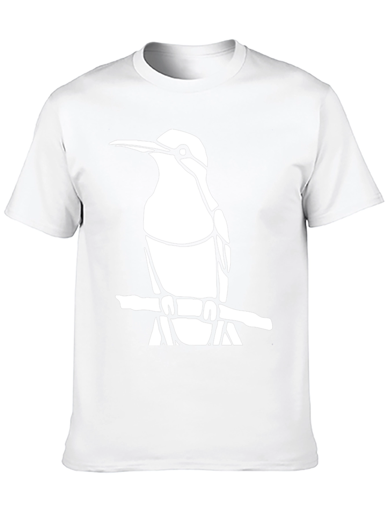 Cool Bird Graphic Tee - Black Cotton Shirt