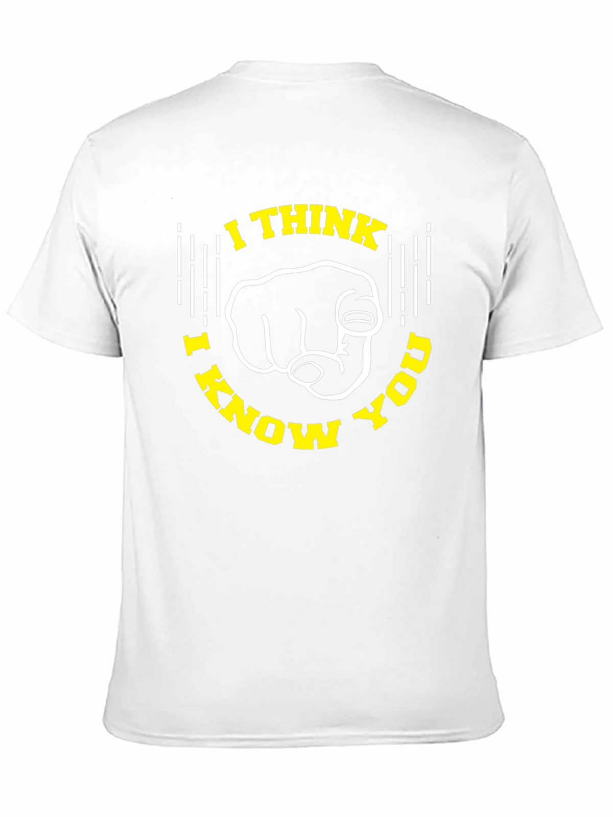 I Think I Know You Black Graphic Tee