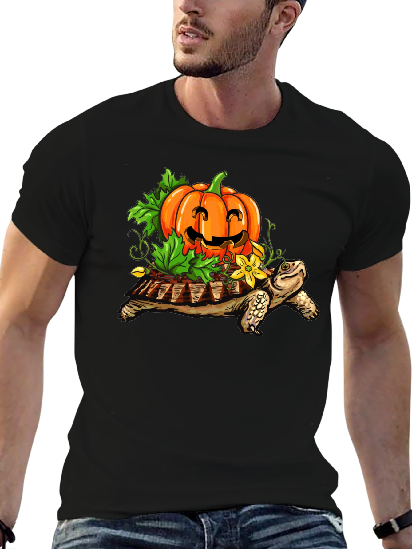 Turtle with Pumpkin T-Shirt