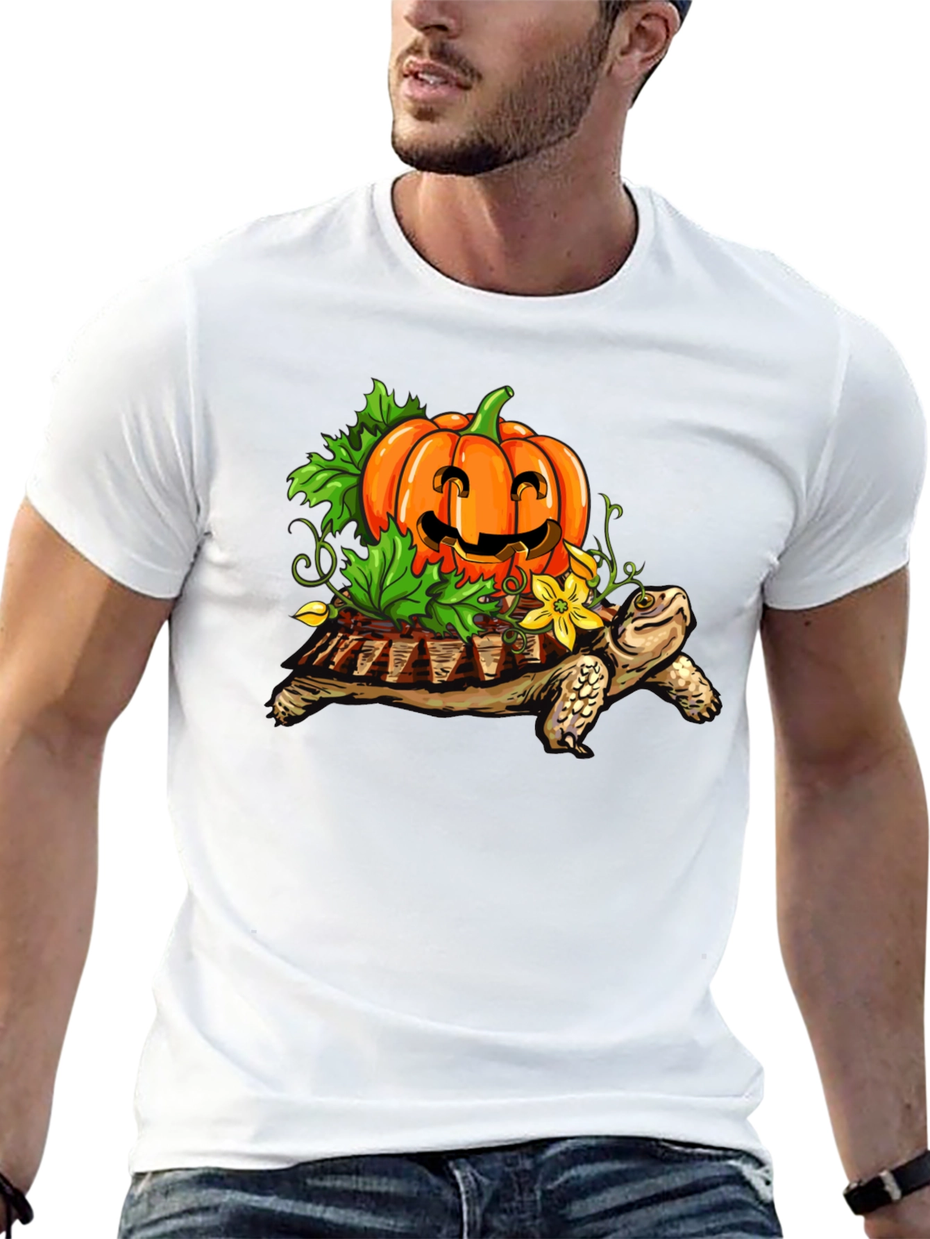 Turtle with Pumpkin T-Shirt