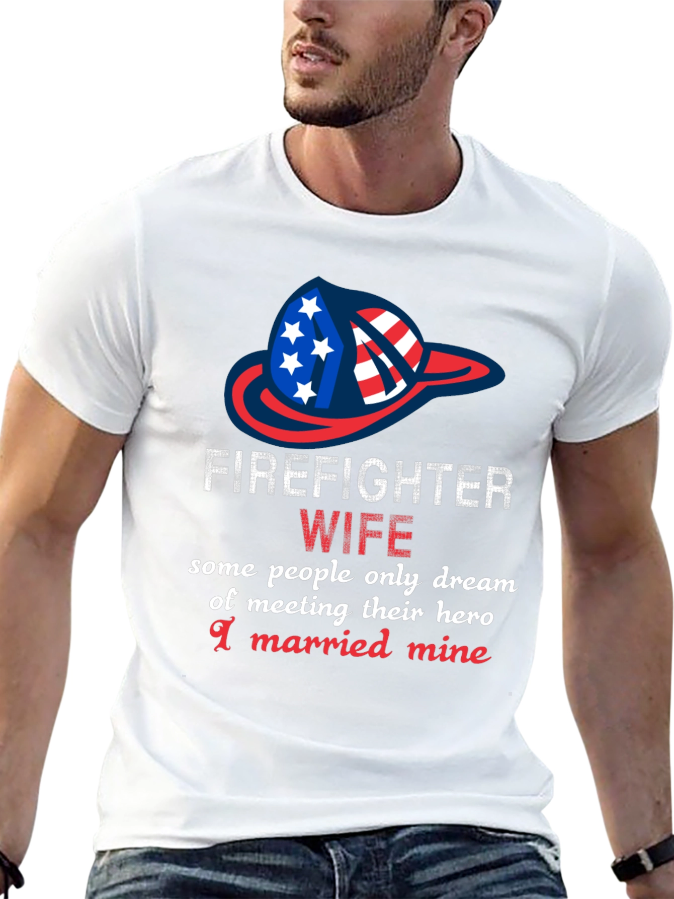 Firefighter Wife Graphic T-Shirt