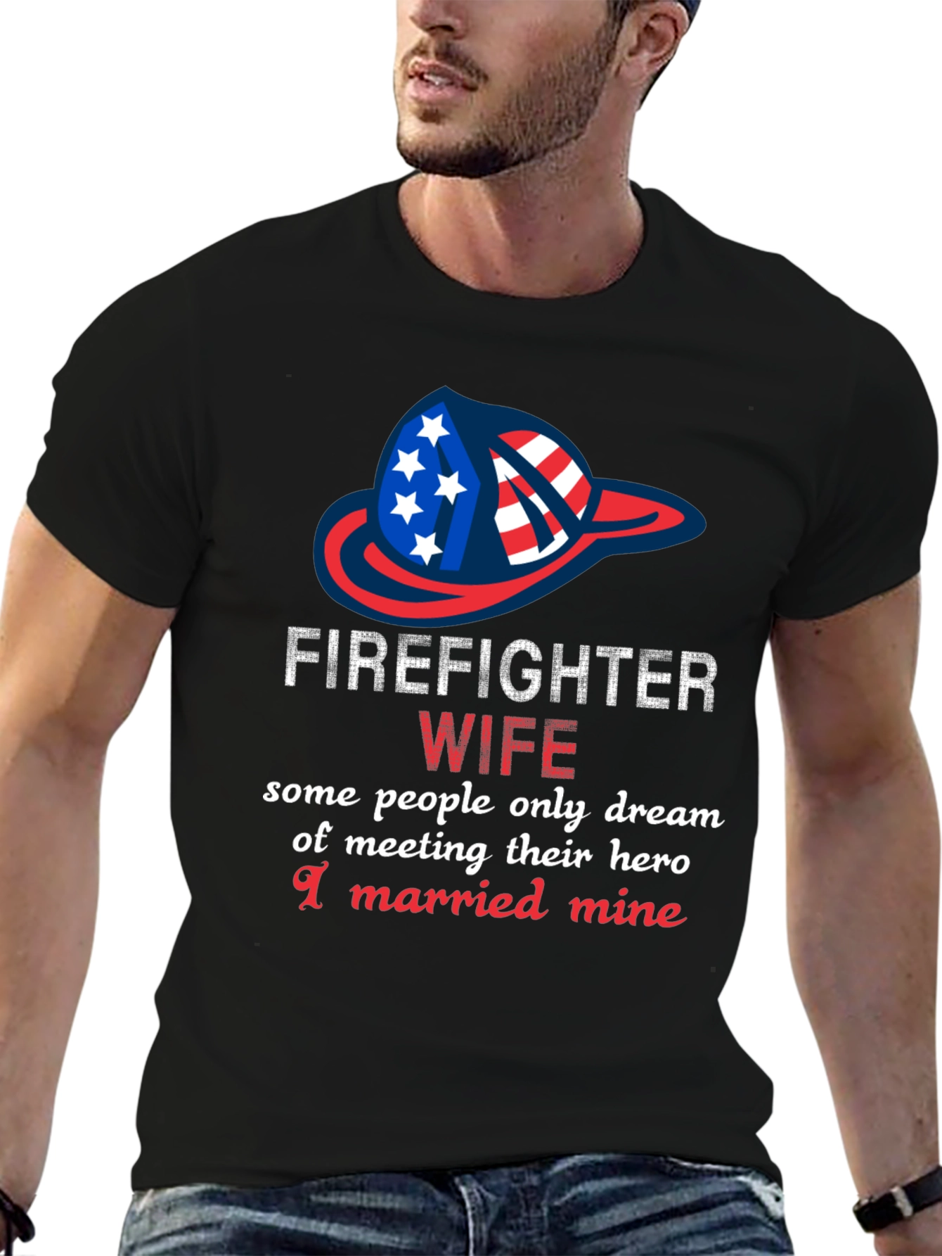 Firefighter Wife Graphic T-Shirt
