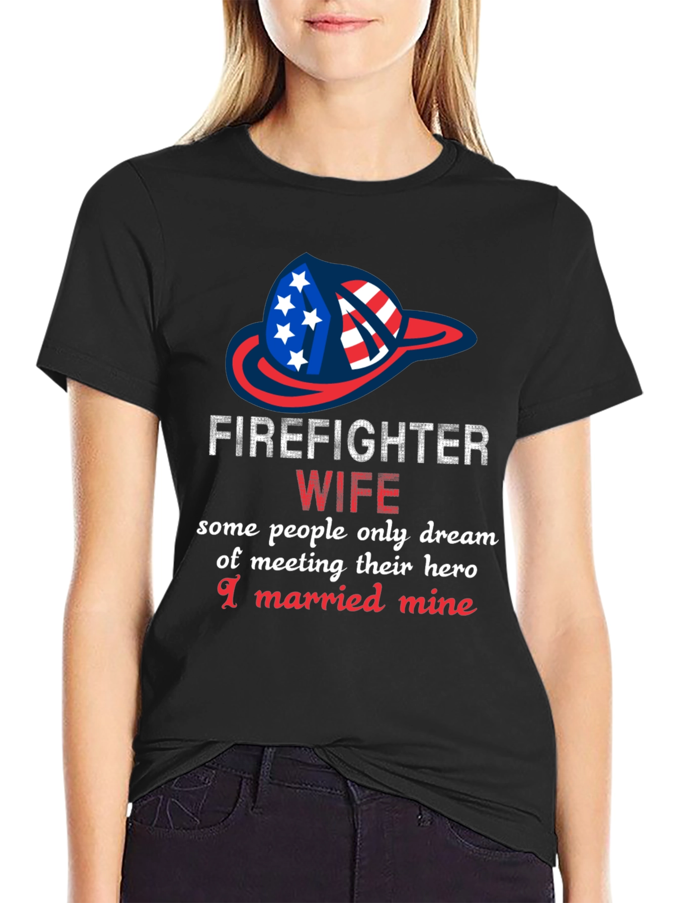 Firefighter Wife Graphic T-Shirt