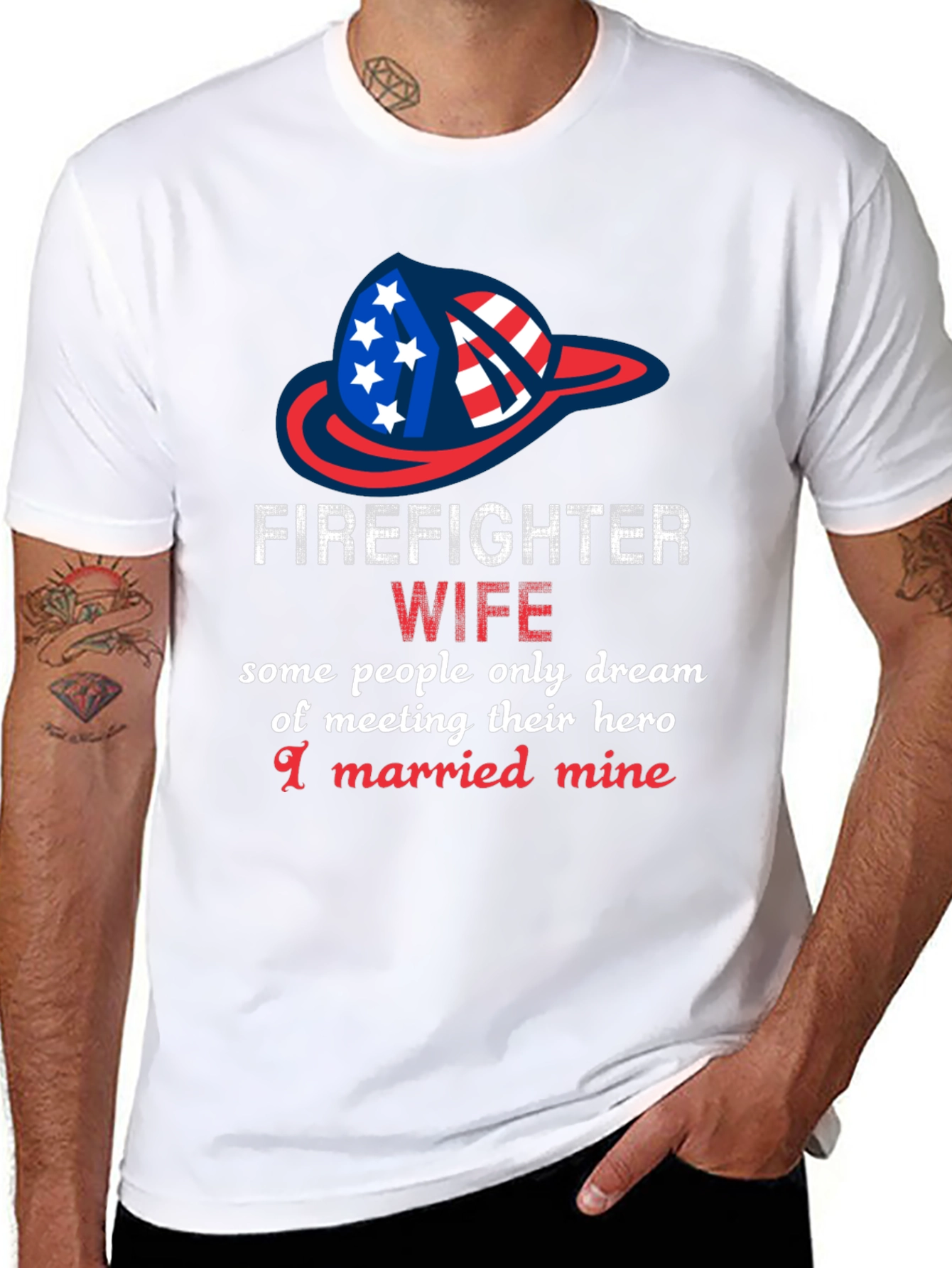 Firefighter Wife Graphic T-Shirt