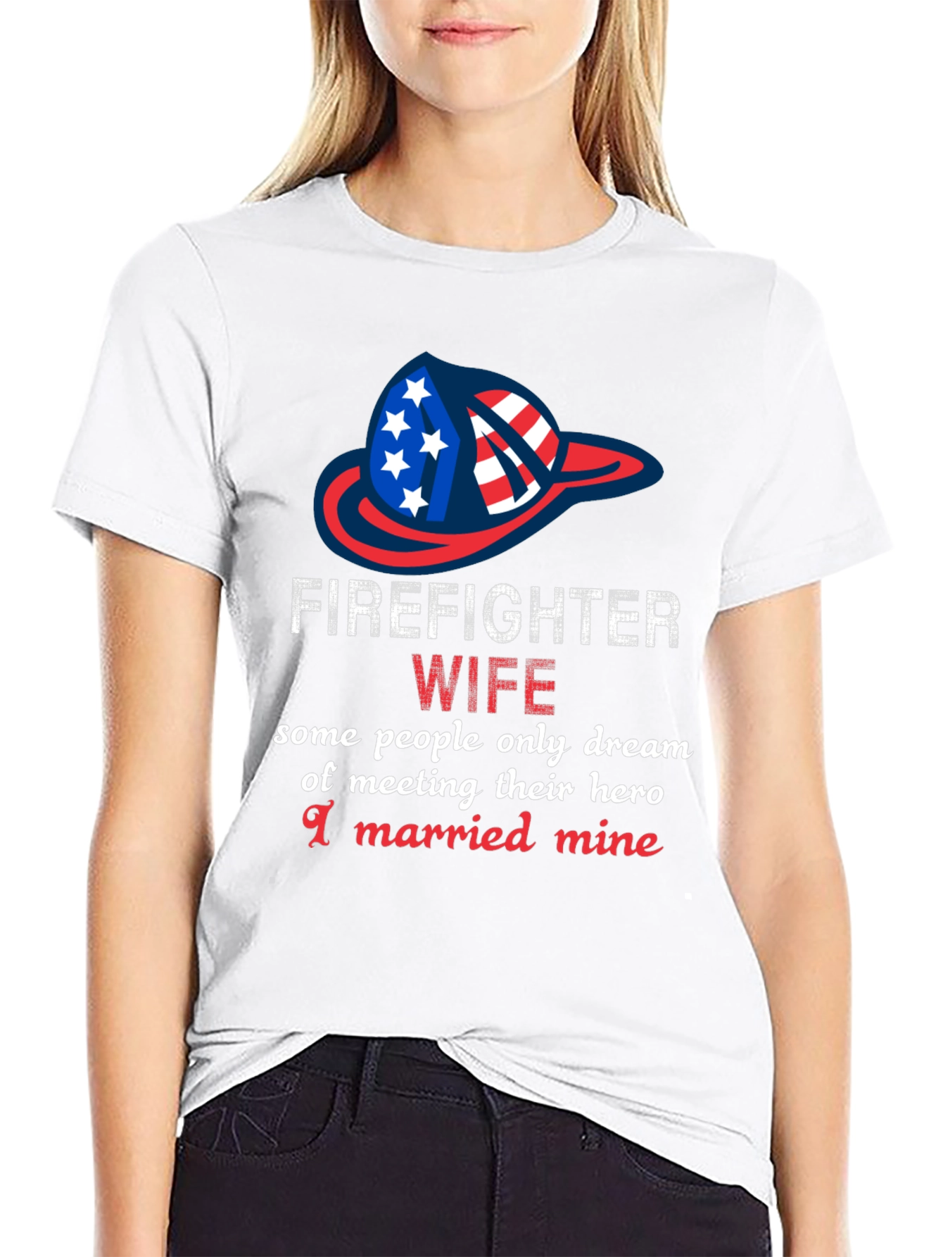 Firefighter Wife Graphic T-Shirt