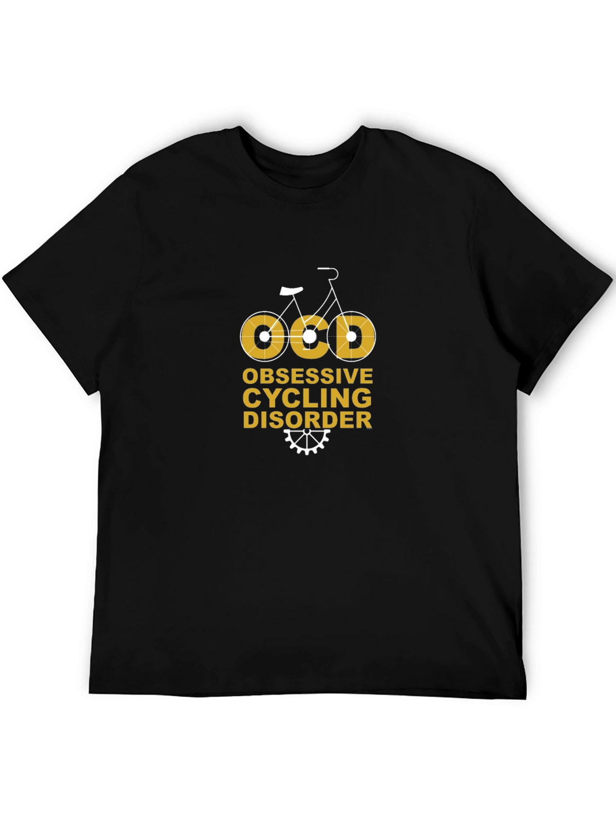 OCD Obsessive Cycling Disorder Black T-Shirt