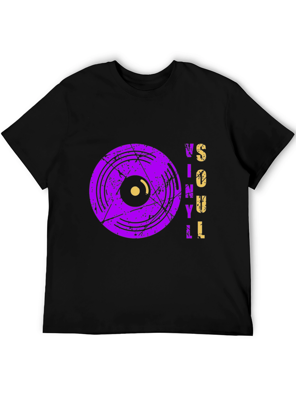 Vinyl Soul Graphic Tee - Retro Music Lovers Shirt
