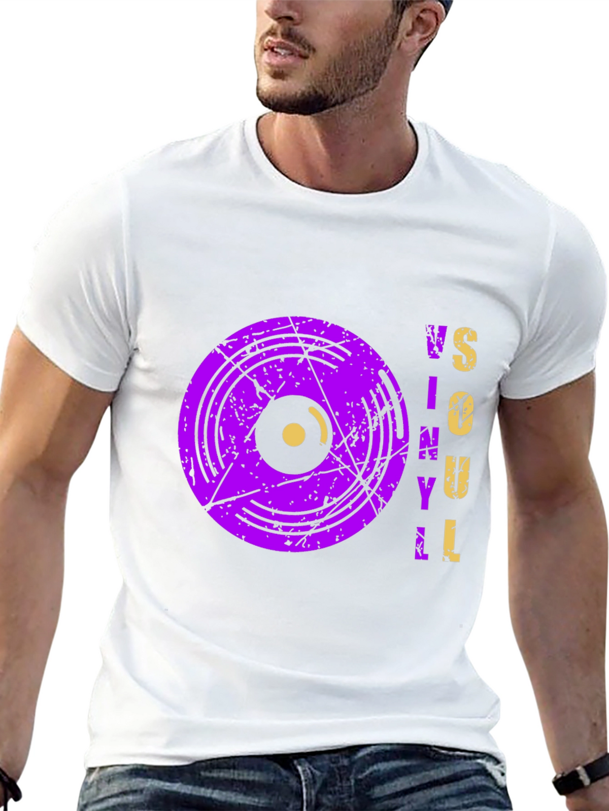 Vinyl Soul Graphic Tee - Retro Music Lovers Shirt