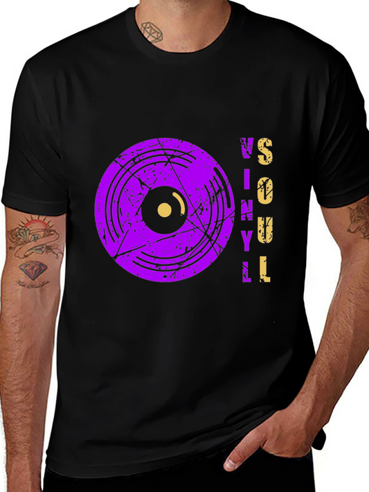 Vinyl Soul Graphic Tee - Retro Music Lovers Shirt