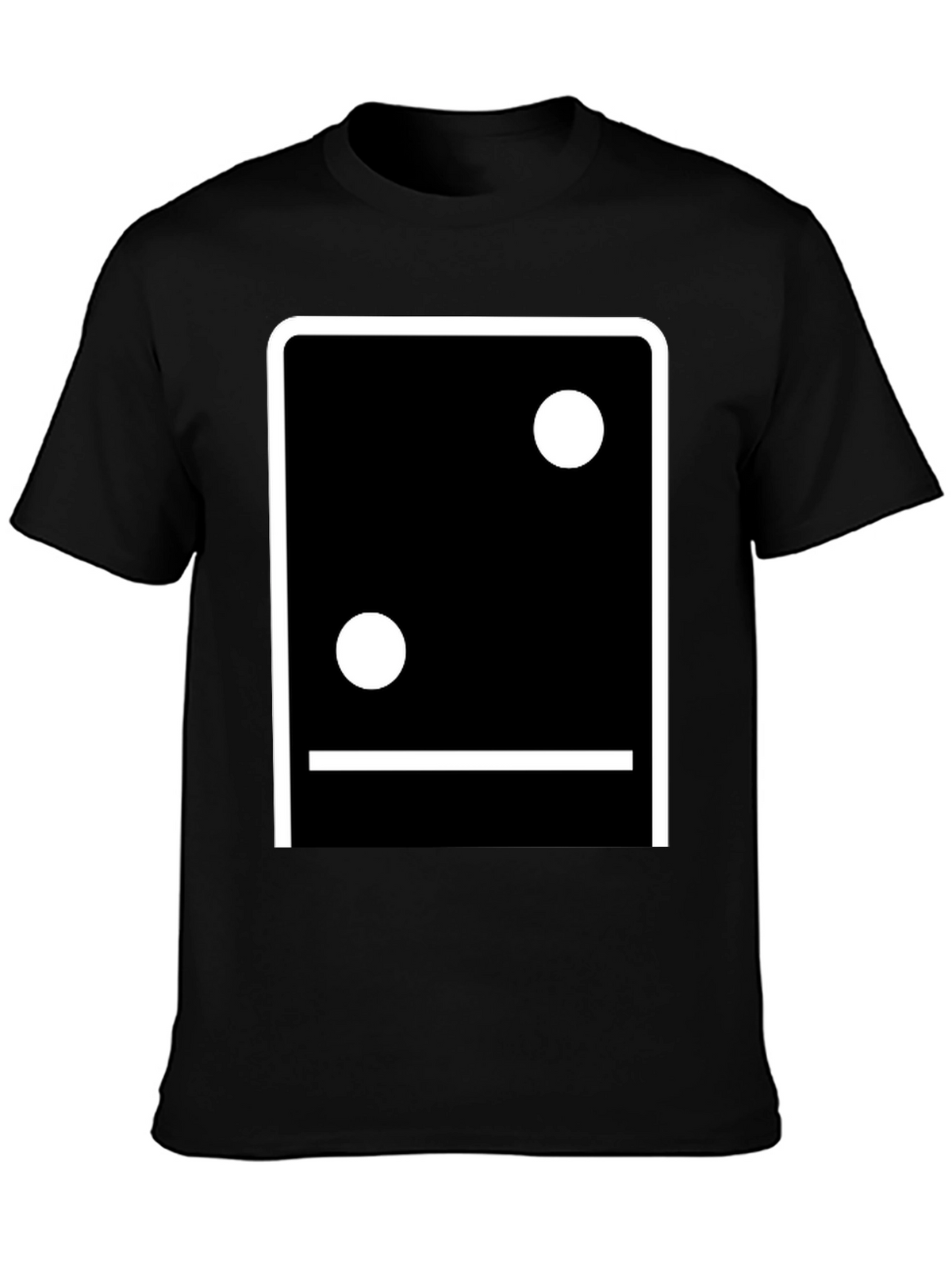 Minimalist Domino Inspired Graphic T-Shirt