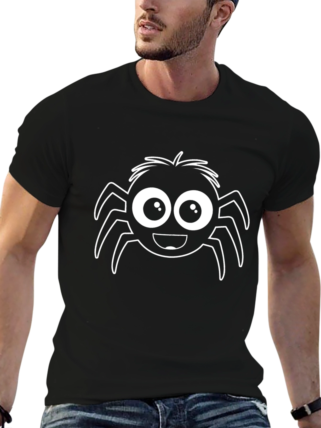 Spider Graphic T-Shirt - Cute Cartoon Design