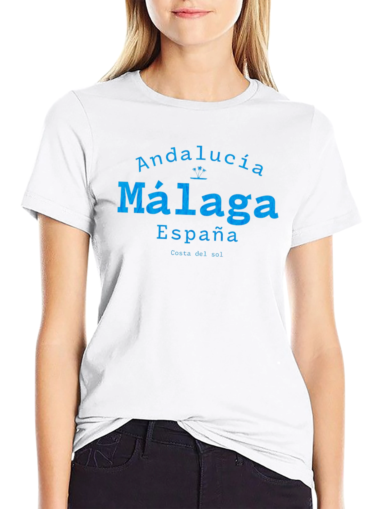 Andalucía Málaga España Costa del Sol Black T-Shirt