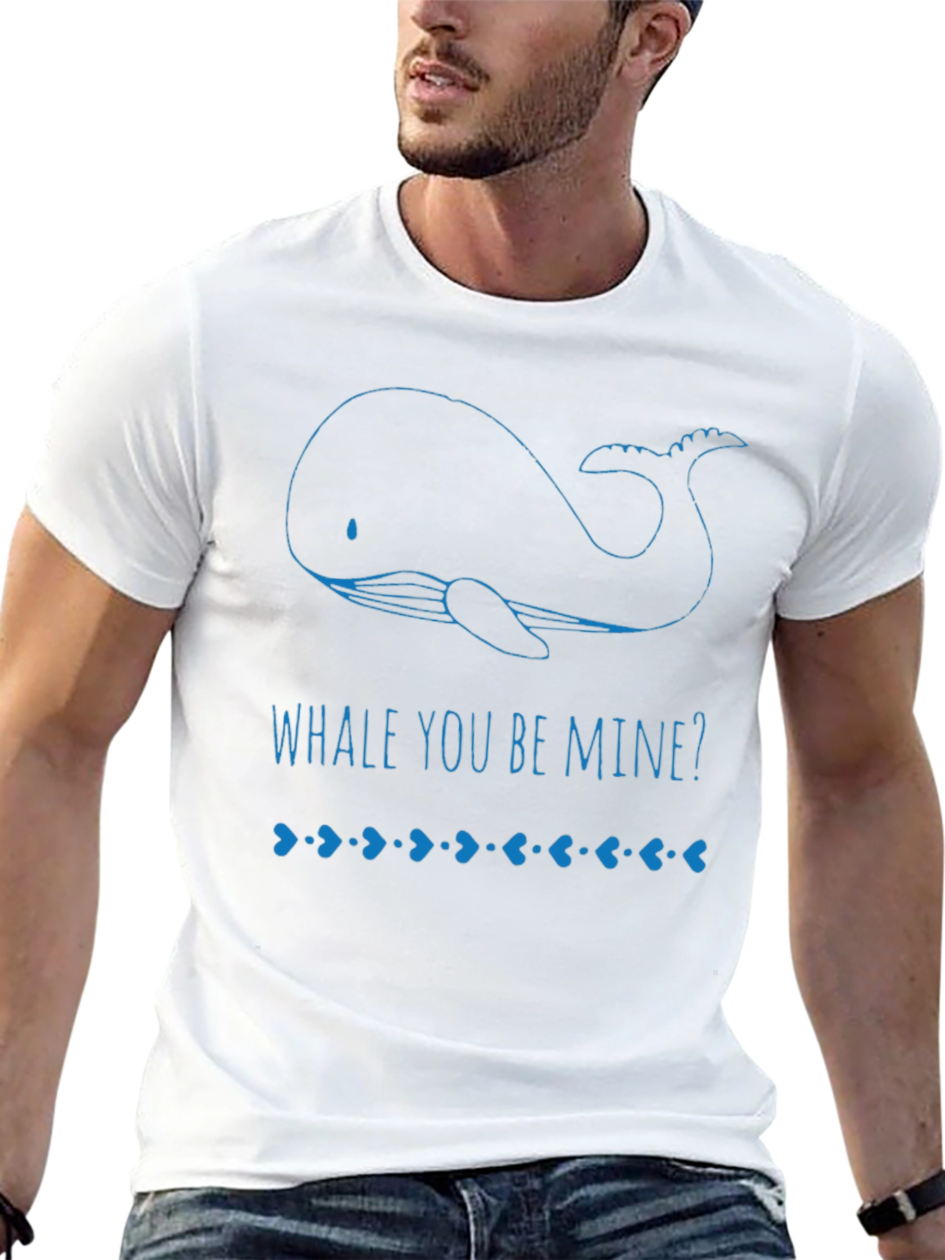 Whale You Be Mine? Valentines Day Graphic Tee